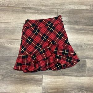 Plaid Skirt